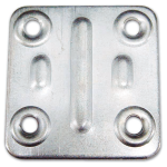 PIASTRINA GIUNZIONI ACCIAIO MM 40X40 -STA64-