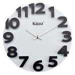 OROLOGIO DA PARETE 'GRANBY' Ã˜ 30 cm - bianco