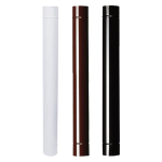 TUBO SMALTATO PER STUFE cm 100 Ã¸ 15 nero