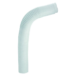 TUBO FLESSIBILE Ã¸ cm 10 BIANCO  CM. 90-300