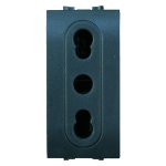 PRESA BIVALENTE  2P+T STDI 10-16A FLEXI LIVING/LIGHT