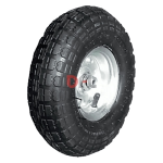 RUOTA PNEUMATICA PER CARRELLO  D.260  D. INT. 16 MM.+CONTR.PNEUM.