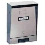 CASSETTA POSTALE S/TETTO ACC. INOX  AISI 304