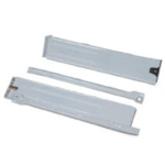 CASSETTO IN METALLO CON GUIDE H.118 X 450 MM. GRIGIO 