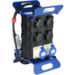 QUADRO PORT. 2P IEC+4 SCHUKO IP 44 +RNF 3G2,5