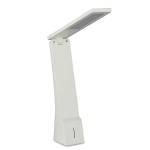 LAMPADA DA TAVOLO RICARICABILE A LED 4 watt - colore bianco/argento