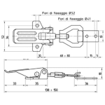 CHIUSURA A LEVA TIPO M-AISI 304  -C146-