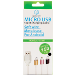 CAVETTO PER SMARTPHONE micro USB - 1,5 metri (2,4A)