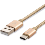 V-Tac VT-5334  PLATINIUM Series USB Data Cable Micro USB TIPO C Cavo 1m 