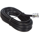 Goobay 50317 Cavo di Collegamento Modulare, Telefonico, Nero, 3m