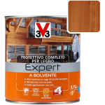 PROTETTIVO COMPLETO PER LEGNO A SOLVENTE - LINEA EXPERT Noce Chiaro lt. 0,75