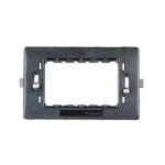 SUPPORTO N3 MODULI CON VITI PER PLACCA 3 MODULI 
