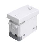 INTERRUTTORE BIPOLARE 16A  125/250V CON IND. ON-OFF IMQ  BIANCO