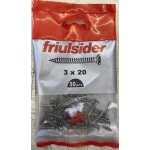 Vite truciol.univ.  VBU  TPS  Zinc.Gialla fil.totale 50 pz Ø 3 x 20