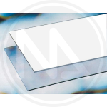 VETRO SINT. BIANCO OPACO 4MM 500X 500 IN LASTRA