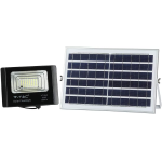 V-Tac VT-25W Faro LED 12W a Batteria con Pannello Solare e Telecomando -  BI.FR.
