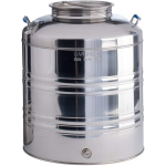 CONTENITORE ACCIAIO INOX X OLIO LT.20 C/PRED. SANSONE