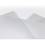 VETRO SINTETICO PRETAGLIATO cm 50x25 - spessore mm. 4