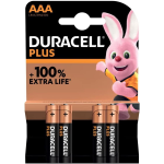 DURACELL PLUS 100  MINISTILO AAA  4 PEZZI BLISTER MN2400