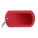 INCISIONE CON STAMPA RED MILITARY ALU RED RUBBER