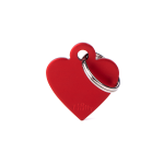 INCISIONE CON STAMPA SMALLHEART ALUMINUM RED