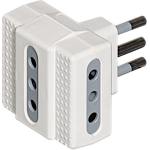 KIT ADATTATORE TRIS 3 SP 10A BCO