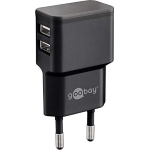 Goobay 44951 - Alimentatore di rete USB/adattatore a 2 porte