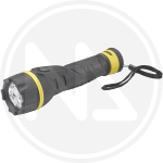 TORCIA BATTERIA 3 LED IN GOMMA MAURER IP44(2AA NON INCLUSE) CF.BLISTER