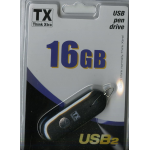 MEMORIA USB 2.0 BLACK  16GB+CONTRIBUTO SIAE