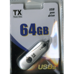 MEMORIA USB 2.0 SILVER  64GB+CONTRIBUTO SIAE