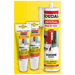SILICONE UNIVERSALE  BIANCO 1013 ACETICO ML 280 SOUDAL  