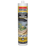 Soudal-silicone per acquario da 300 ml, colore: trasparente