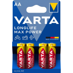 VARTA LONGLIFE Max Power - Batterie alcaline manganese, STILO AA
