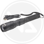 TORCIA LED A BATTERIA RICARICABILE CON ZOOM MAURER
