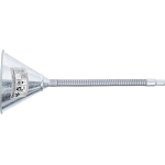 IMBUTO IN METALLO C/GAMBO FLESSIBILE L. 300 MM 