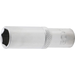 BUSSOLA CV  SATINATA LUNGA ATT. 3/8'' ESAG. 13  MM L. 63