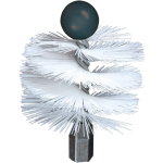 SCOVOLO ROTONDO NYLON D. 100 MM.