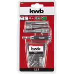 kwb Set di punte da 23 pezzi incl. adattatore per bussola e portabit 80 mm