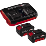 Originale Einhell Starter kit 2 batterie da 4,0 Ah e Twincharger Power X-Change 