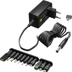 goobay 64570 - Alimentatore universale 3 V - 12 V, max. 27 W/DC