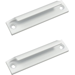 COPPIA MANIGLIA ABS BIANCO / MARRONE