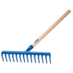 RASTRELLO 14 denti VERNICIATO MAN.LEGNO  150 CM.