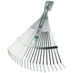 SCOPA ZINCATA 21 DENTI  REGOLABILE ATTACCO MORSETTO