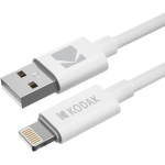 KODAK Cavo RICAR. SMARTPHONE  USB-A A LIGHTNING 1 MT. Bianco