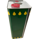 LATTINA PER OLIO RETTANGOLARE  3LT CON TAPPO