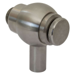 RUBINETTO TUTTO INOX  'ANTIGOC.' 3/8  MANOPOLA A VITE  18/10