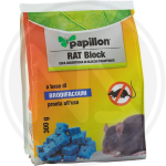 ESCA TOPICIDA "RAT BLOCK " PAPILLON 300GR - CF. BUSTA