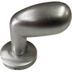 KIT 1/2 MANIGLIA UOVO C/ROS ALL.ANOD.ARG.F1 5001+4752+4091