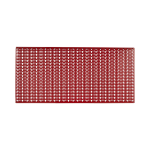 PANNELLO PORTAUTENSILIFORATO 100 X 50  colore rosso
