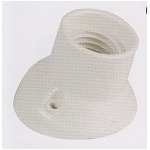 PORTALAMPADA E27 CURVA PORCELLANA